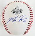 Marcus Semien Signed OML 2023 World Series Baseball (Beckett Certified)