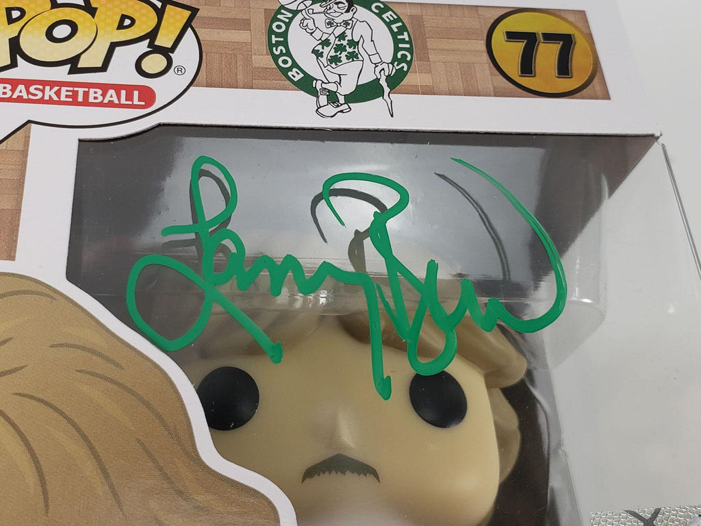 Larry Bird Autographed Funko Pop Vinyl Radtke COA Boston Celtics Legend