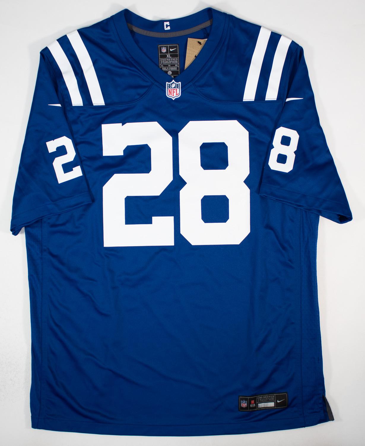 Jonathan Taylor Signed Indianapolis Colts Nike Engineered NFL Replica Jersey (Beckett Certified)