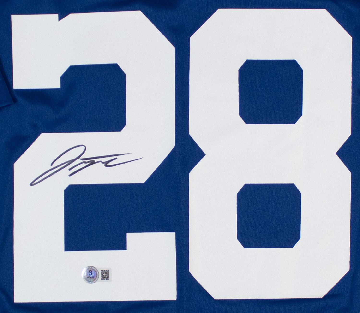 Jonathan Taylor Signed Indianapolis Colts Nike Engineered NFL Replica Jersey (Beckett Certified)