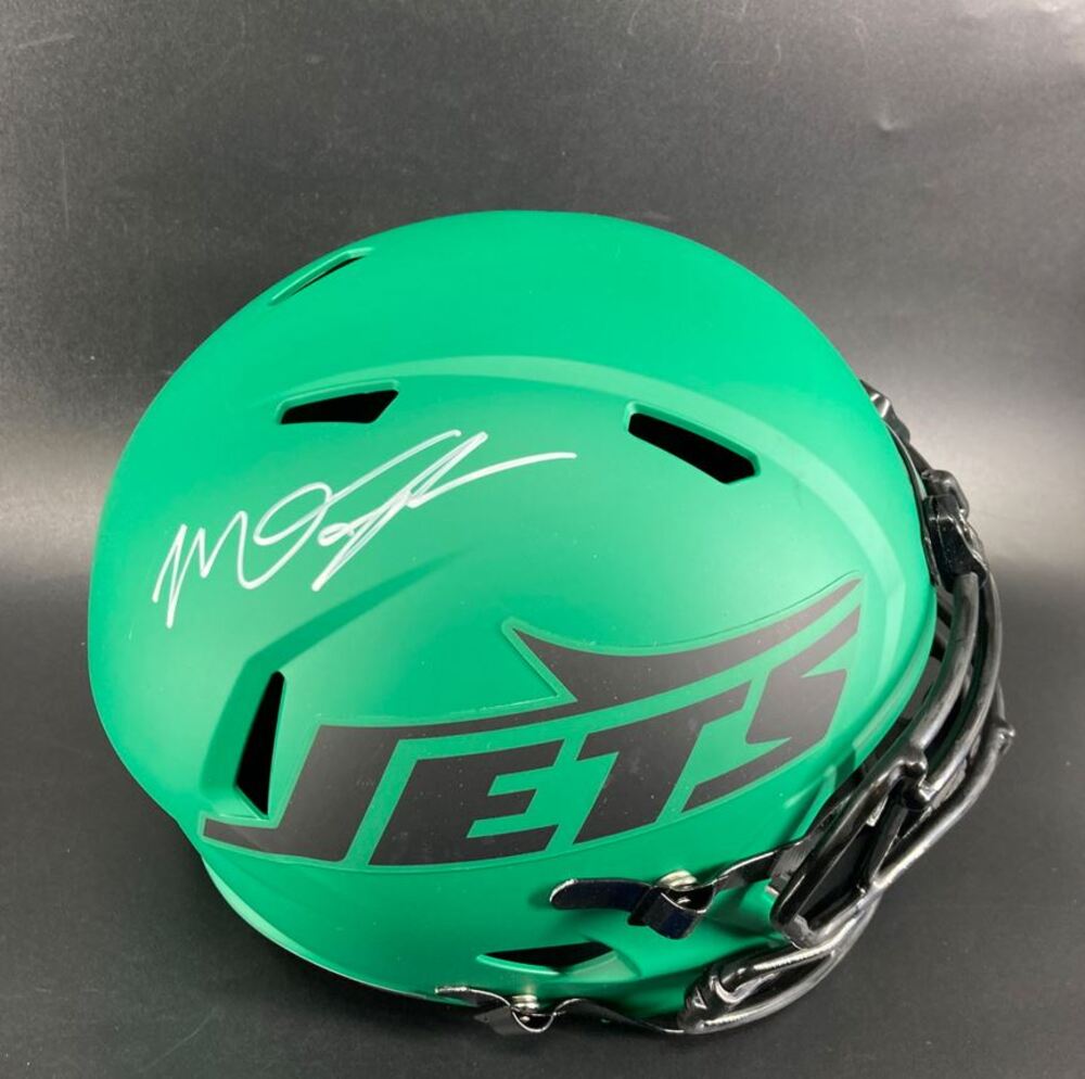 New York Jets Mason Taylor Signed Full Size Helmet PSA Certified