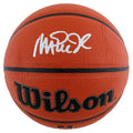 Magic Johnson Signed Wilson Basketball (Beckett Witness Certified)