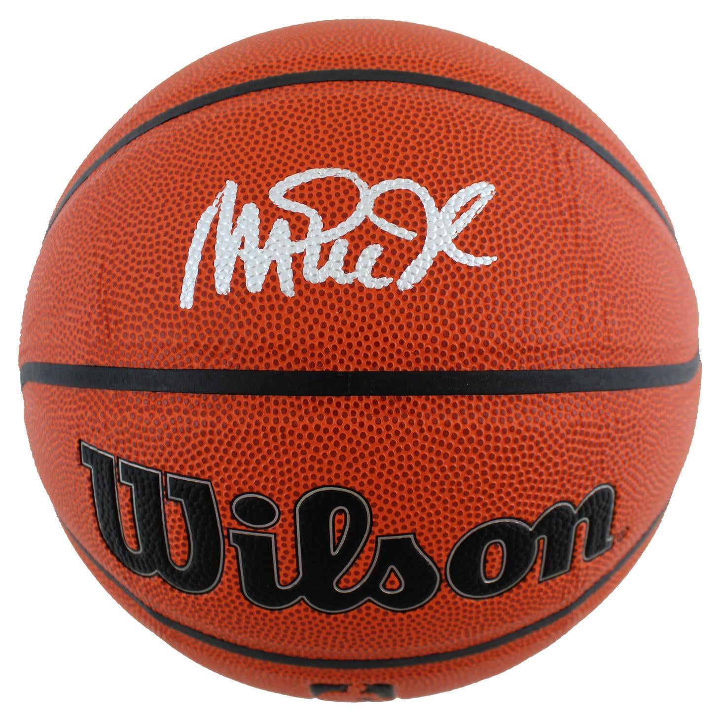 Magic Johnson Signed Wilson Basketball (Beckett Witness Certified)